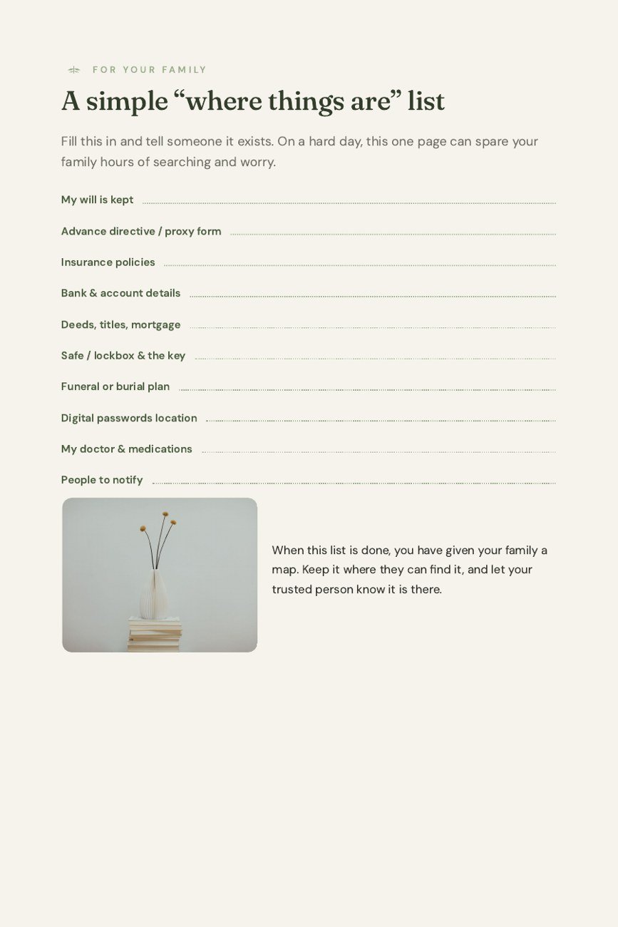 Guide page preview