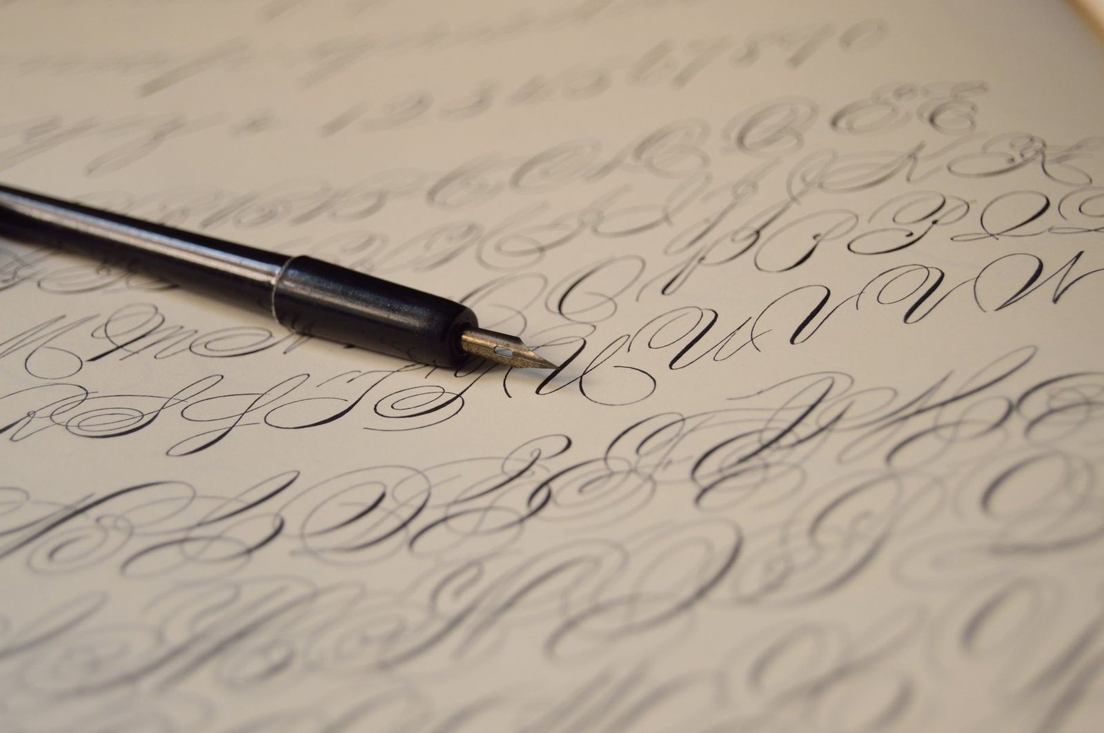 A handwritten letter in progress